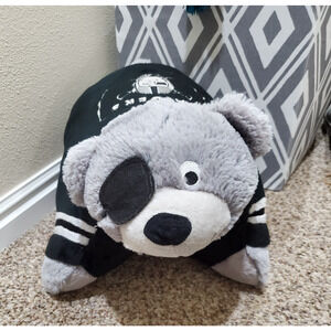 NFL Raiders Pillow Pets Plush Football Pillow Toy Official Licensed Black Gray